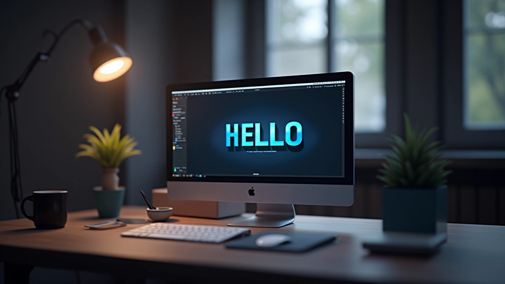 Schermata di Cinema 4D che mostra un testo 3D di base nel viewport, interfaccia chiaramente visibile